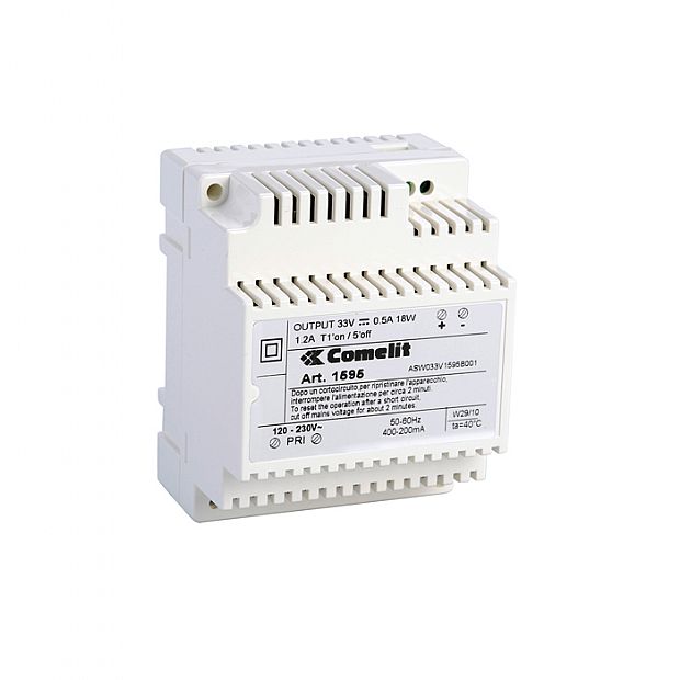 Comelit 1595 - Alimentatore 33VDC ingresso 120-230VAC per pulsantiera IKALL