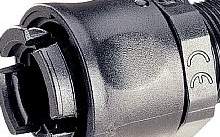 Legrand 666478 - Raccordo LGP dritto diametro 17 mm nero M25 - Conf.10pz