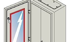 ABB SR10830V - Armadio con porta vetrata 1000x800x300