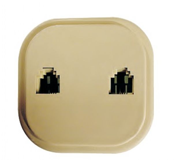 Ecova 31397 - Presa da parete modulare 6/4 plug