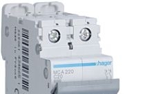 Hager Interruttore automatico magnetotermico 2 Poli 20A 6 Ka Curva C 2 M.Din