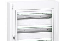 Schneider Electric LVSXM424 - PrismaSet XS parete 4x24 porta vetro trasparente 1TB